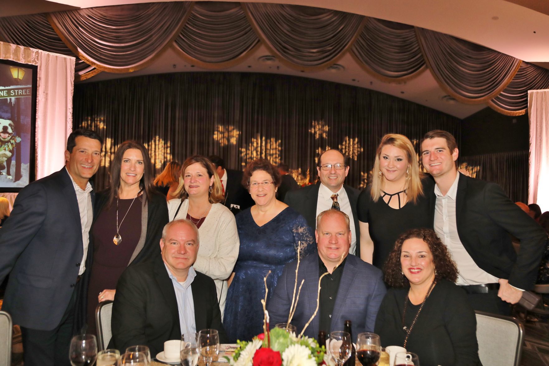 Front: Mark Scott, Brian and Stephanie Odekirk, Back: Vince and Kim Lopiccolo, Melissa Scott, Pam and Soko Lahrman, Mary Rife, Austin Noland